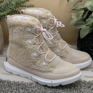 New Sorel Explorer 2 Womens Size 11 Winter Lined Boots Lace Up Casual Comfort